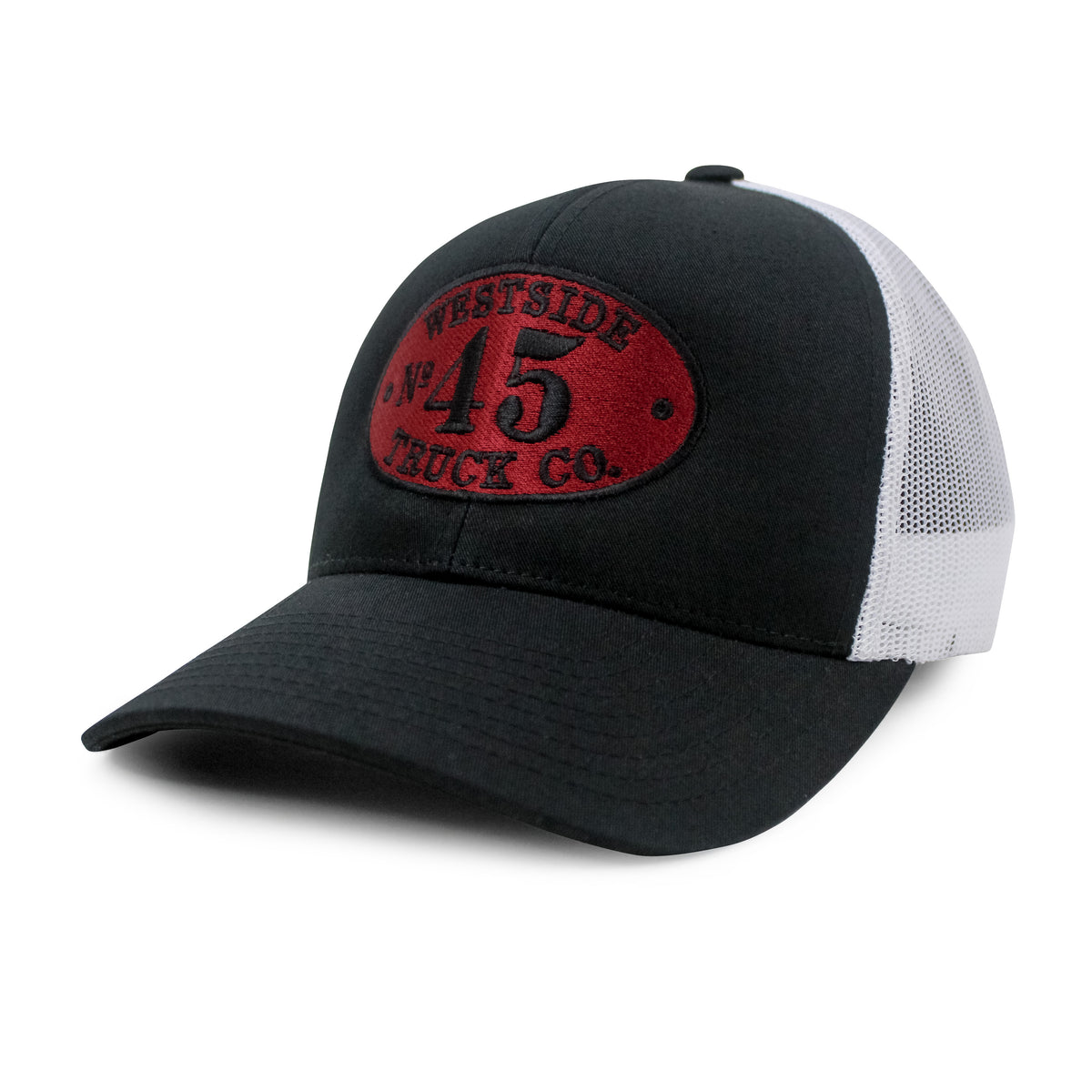 CLOSE OUT - Pacific 104C Trucker Mesh Hat (Snapback) w/ Fire Mark Design  - *DISCONTINUED - LIMITED STOCK AVAILABLE